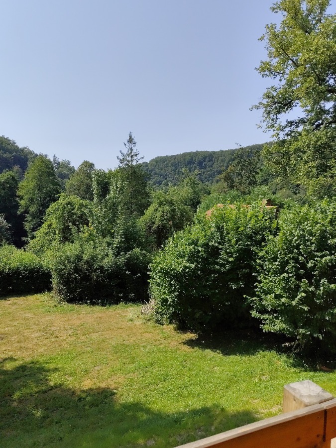 Aussicht vom Balkon