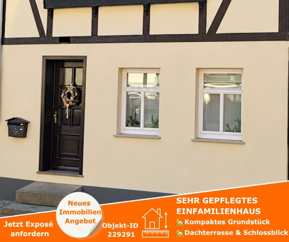 Das Fachwerkhaus-Ansicht von vorne