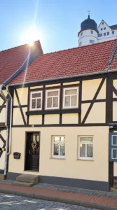 Das Fachwerkhaus-Ansicht von vorne