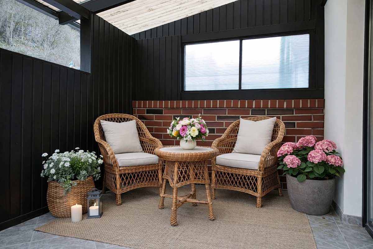 Die Dachterrasse, für gemütliche Stunden