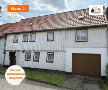 Ihre Projektchance im Harz: Zwei Grundstücke mit Fachwerkhäusern & Entwicklungspotenzial im Harz, 06536 Südharz, Einfamilienhaus