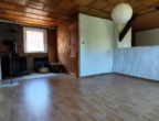 Das Wohnzimmer mit Kaminofen