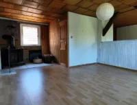 Das Wohnzimmer mit Kaminofen
