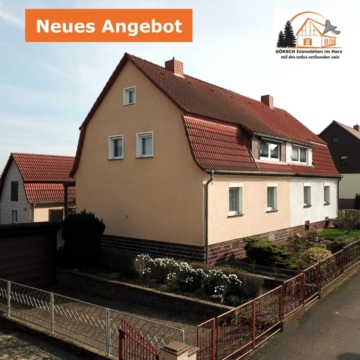 FAMILIENHAUS MIT PLATZ UND SONNIGEM GRUNDSTÜCK IN WERTHER- NAHE DER STADT NORDHAUSEN, 99735 Werther, Doppelhaushälfte