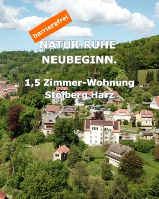 1,5-Zimmer-Wohnung in Top-Lage – Naturparadies Stolberg im Harz, 06536 Südharz, Apartment