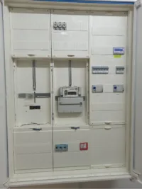 Der Elektroschaltschrank
