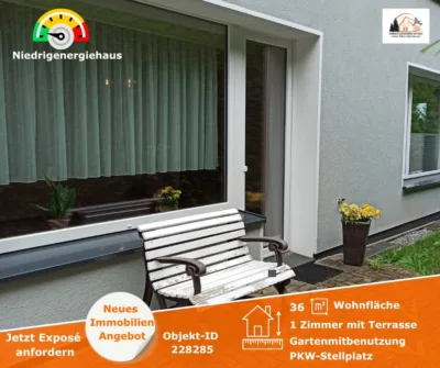+RESERVIERT+Altersgerechte 1-Zimmer-Terrassenwohnung in Bad Sachsa mit Weitblick investieren, 37441 Bad Sachsa, Terrassenwohnung
