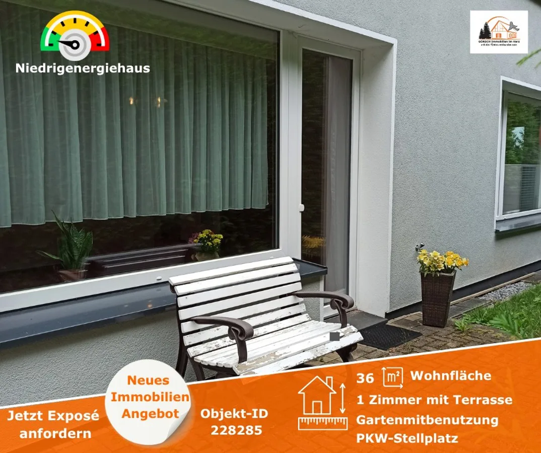 1 Zimmer Wohnung mit kleiner Terrasse
