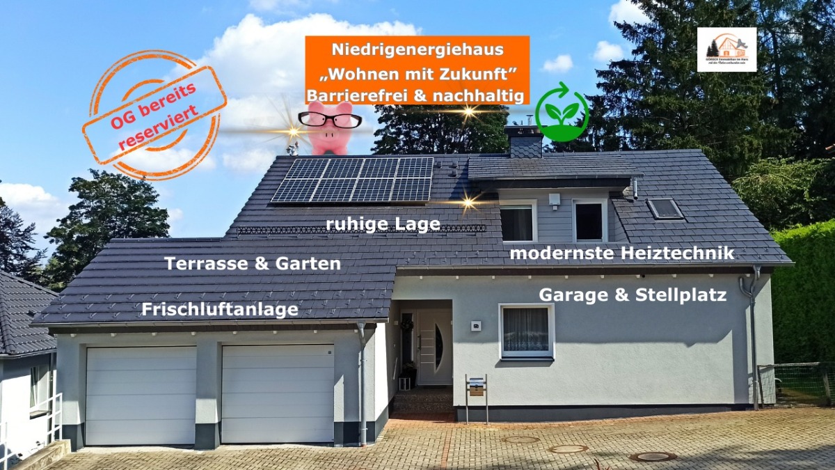 Eingangsbereich mit Garagen und Stellplätze