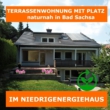 Hier sehen Sie eine Ansicht aus dem Garten - Zwei barrierefreie Eigentumswohnungen im Paket +Investieren mit Weitblick in Bad-Sachsa!