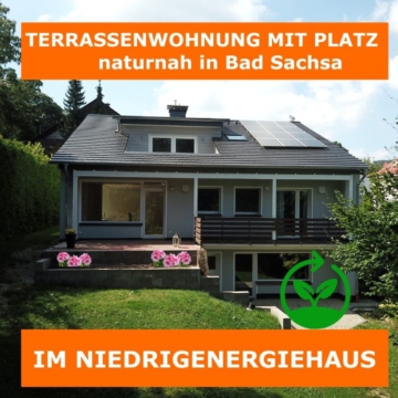 Zwei barrierefreie Eigentumswohnungen im Paket +Investieren mit Weitblick in Bad-Sachsa!, 37441 Bad Sachsa, Terrassenwohnung