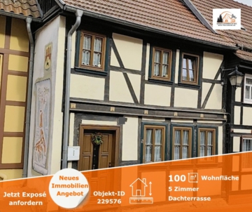 Fachwerkhaus mit kleiner Dachterrasse & Schlossblick in Stolberg (Harz), 06536 Südharz OT Stolberg, Einfamilienhaus