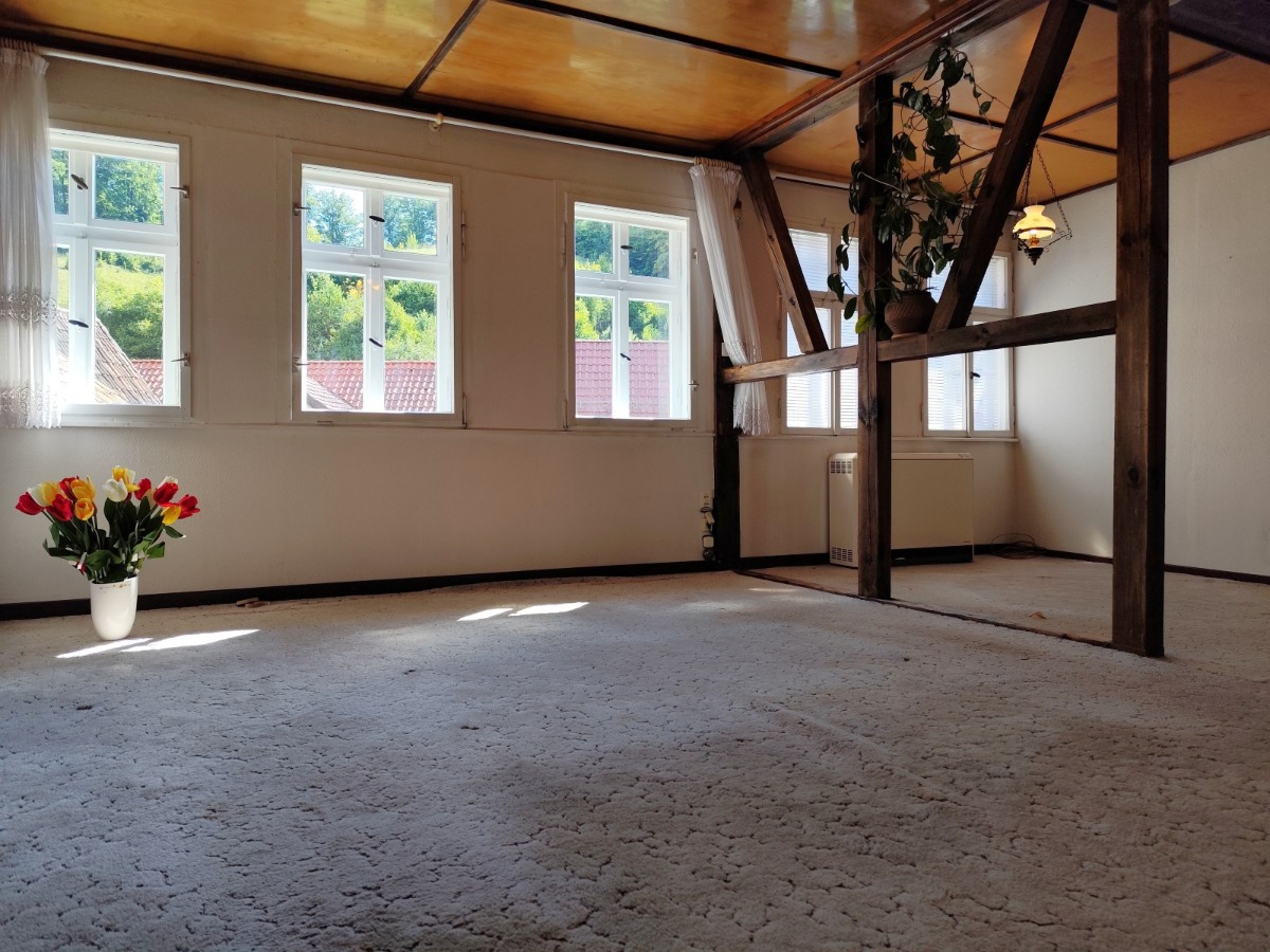 Das Wohnzimmer im Obergeschoss